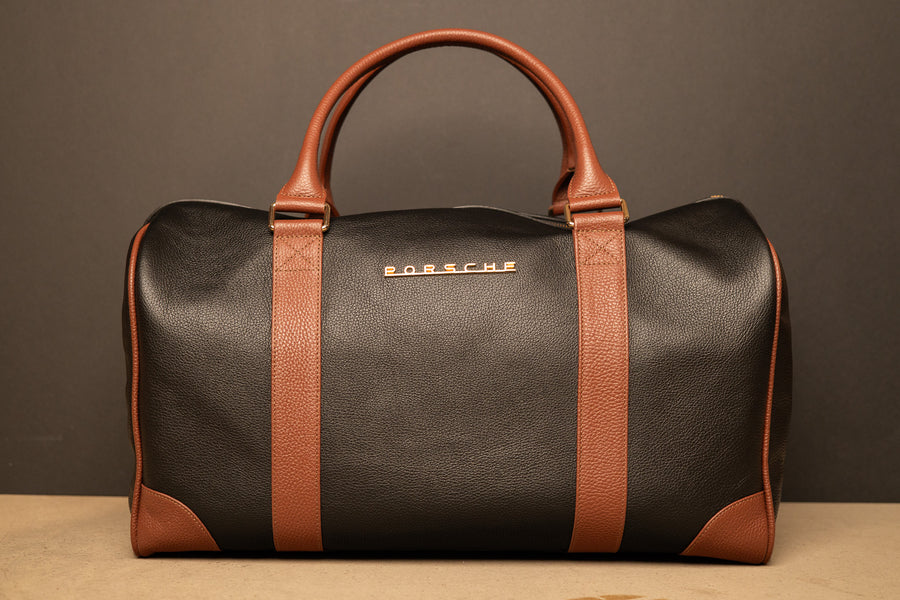Porsche leather duffel bag
