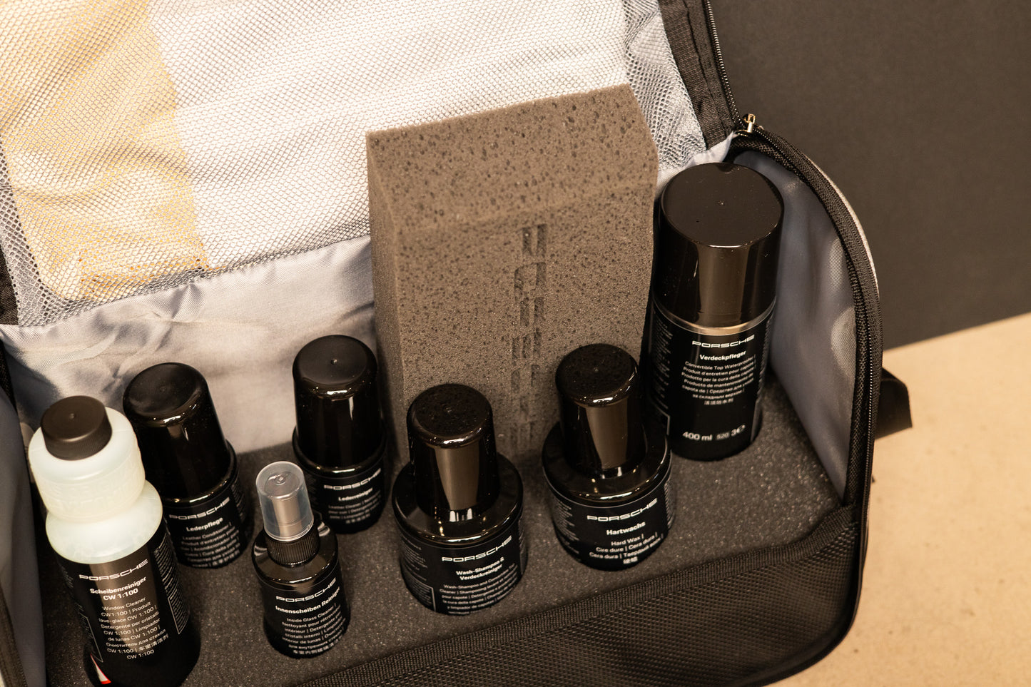 Porsche cabriolet vaske-kit