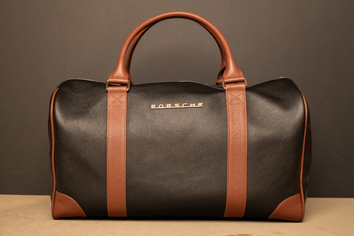 Porsche leather duffel bag