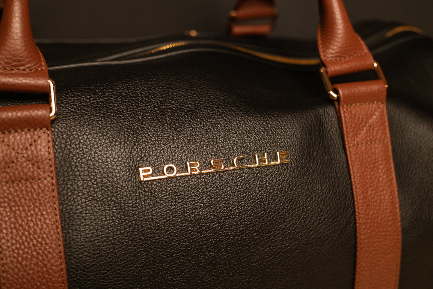 Porsche læder duffeltaske