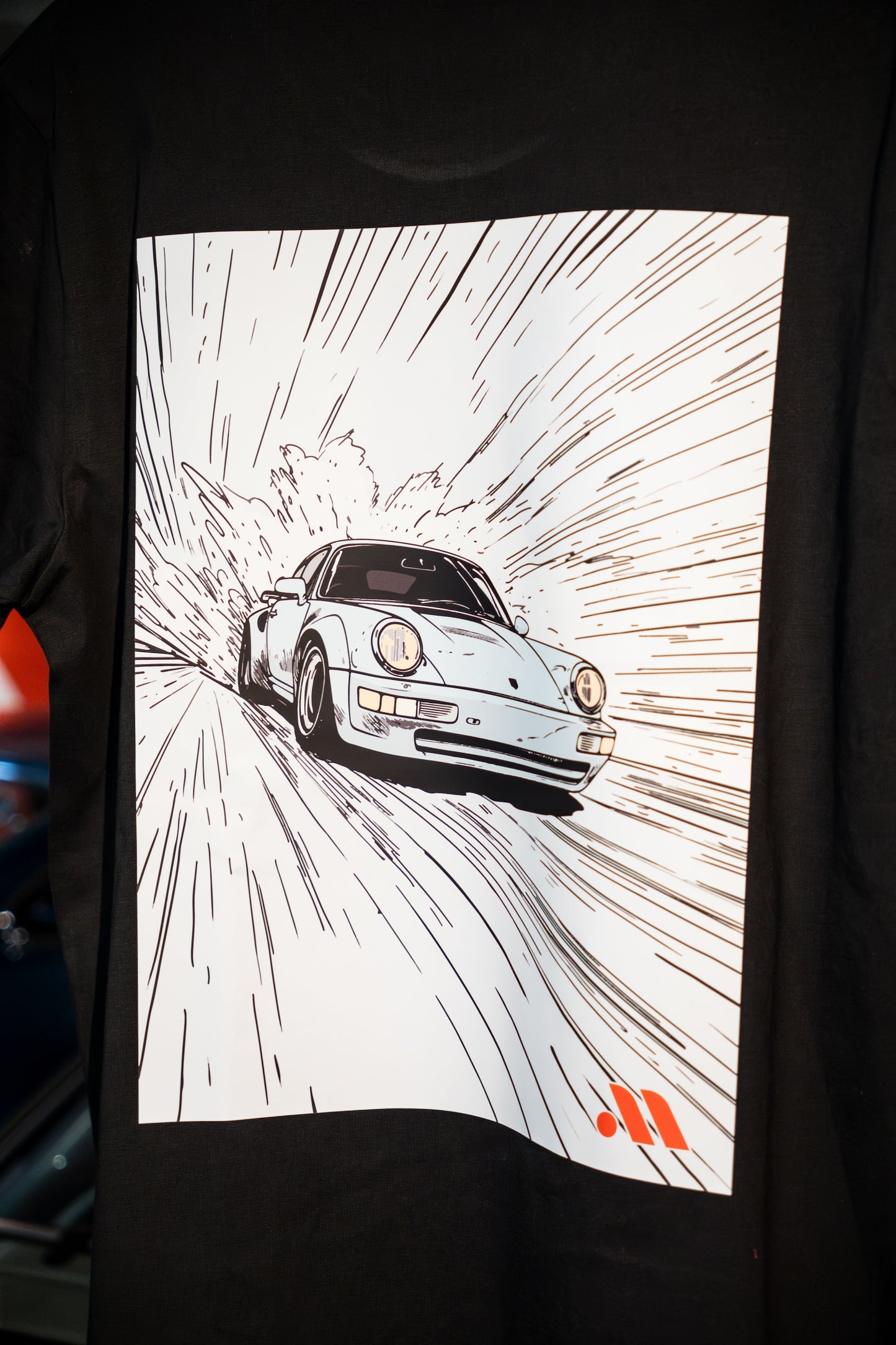 964 Turbo - T-Shirt Sort