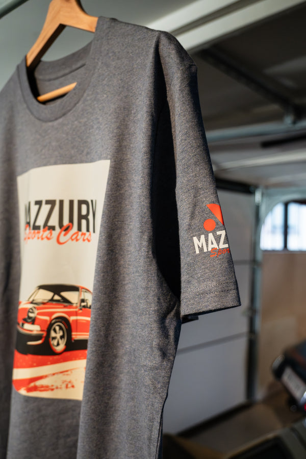 Mazzury Porsche print - T-Shirt Grey