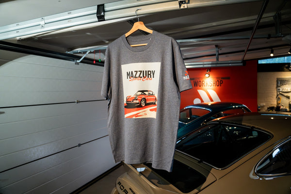 Mazzury Porsche print - T-Shirt Grey